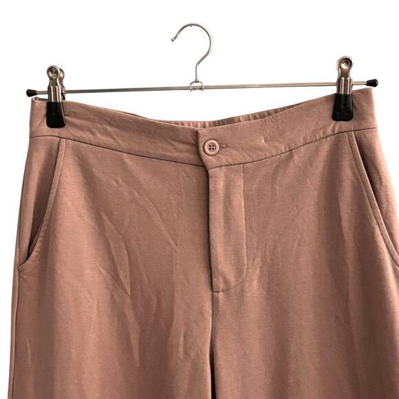 Sundays We Are Sundays Wide Leg Crop Lounge Pants Taupe Size Medium - Picture 2 of 7